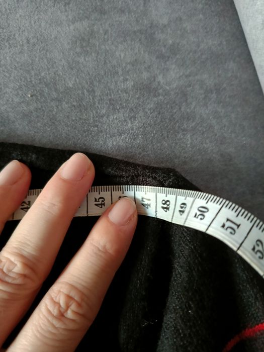 Wełniany czarny golf damski rozmiar L