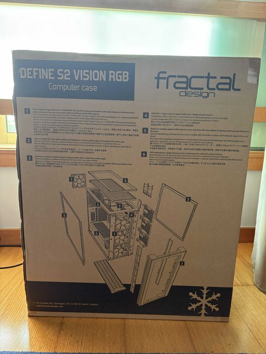 Caixa PC Fractal Design Define S2 Vision RGB *NOVA*