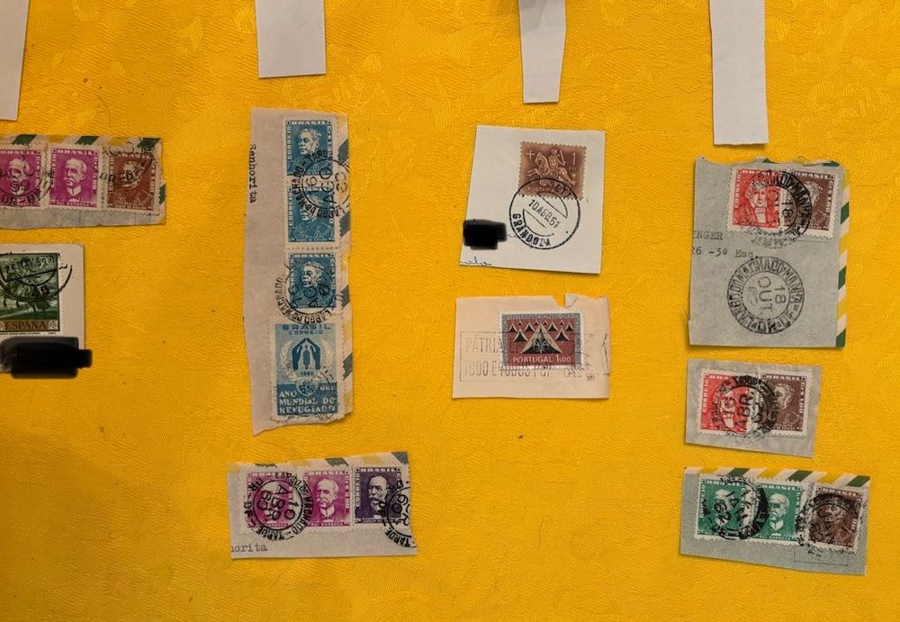 Lote de selos antigos desde 1958 até 1969