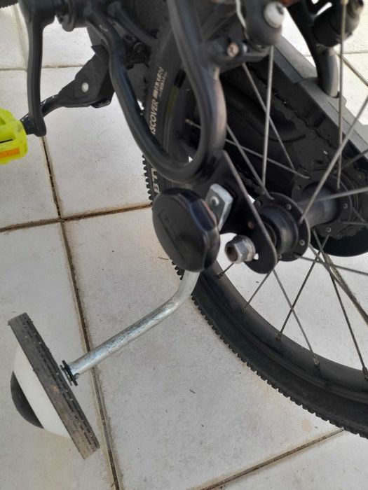 Bicicleta de criança BTWIN 16" com rodas de apoio 3 a 7 anos