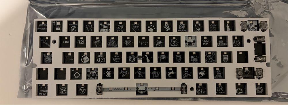 Wooting 60HE+ modulo / ISO Layout + mods