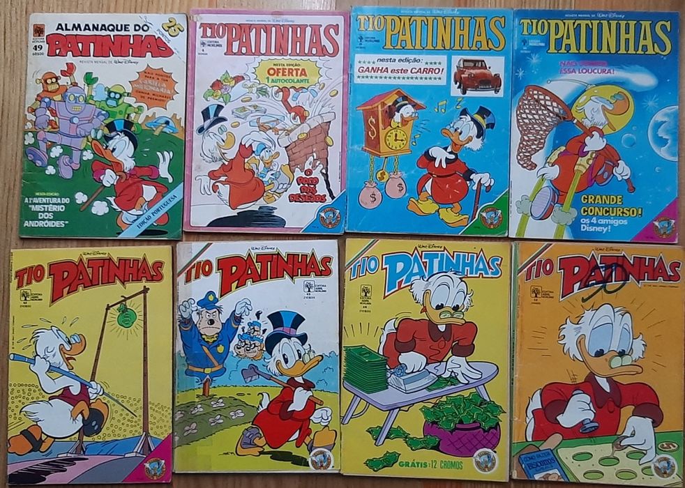 Revistas Disney anos 80