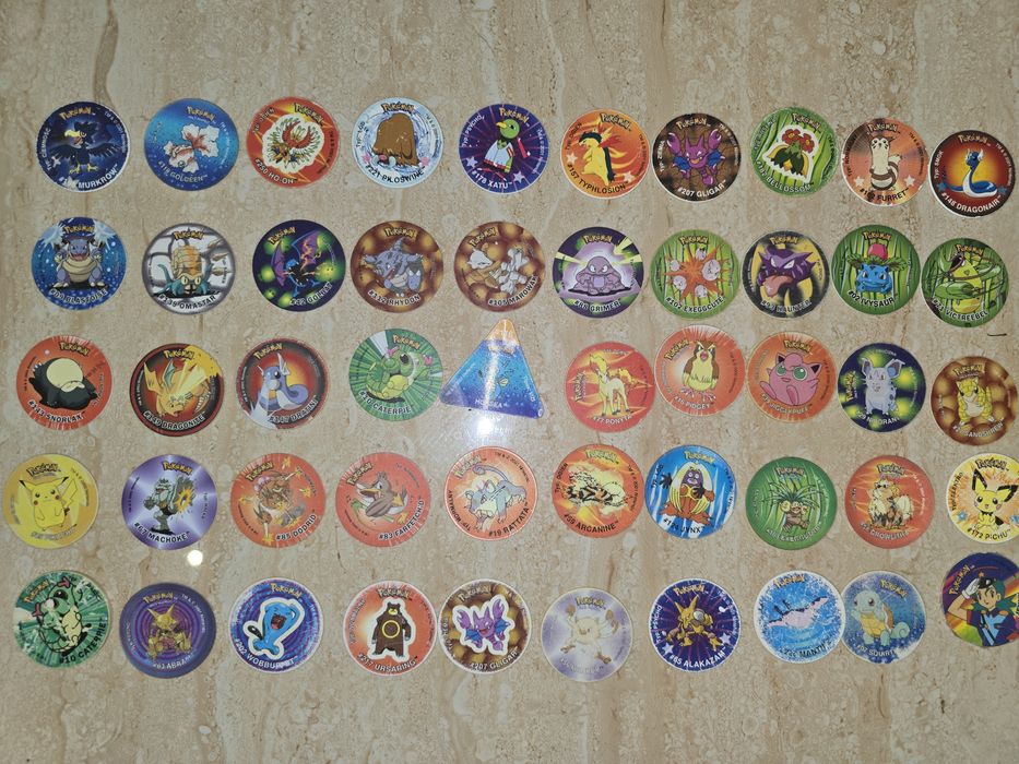 Pokemon tazo pierwsza seria flesz duo 3d zestaw