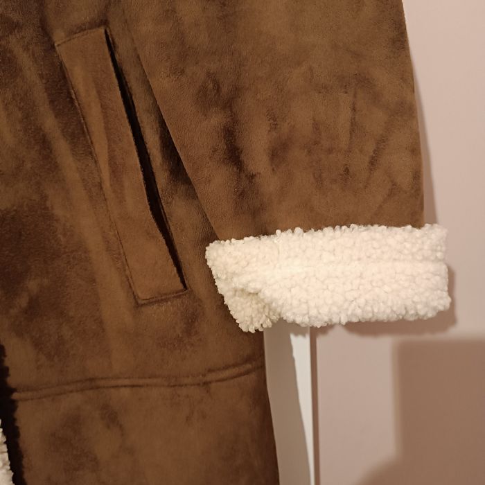 Kożuszek płaszcz plus size