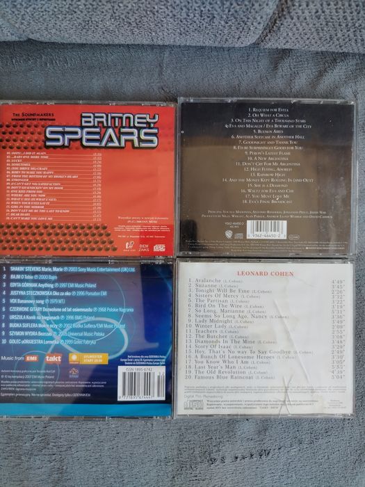 8 płyt CD oryginalne dobry stan