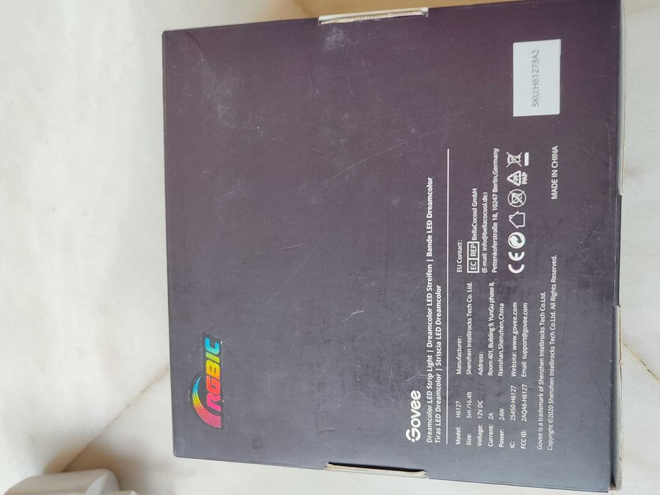 Govee H6127 RGBIC fita LED nova