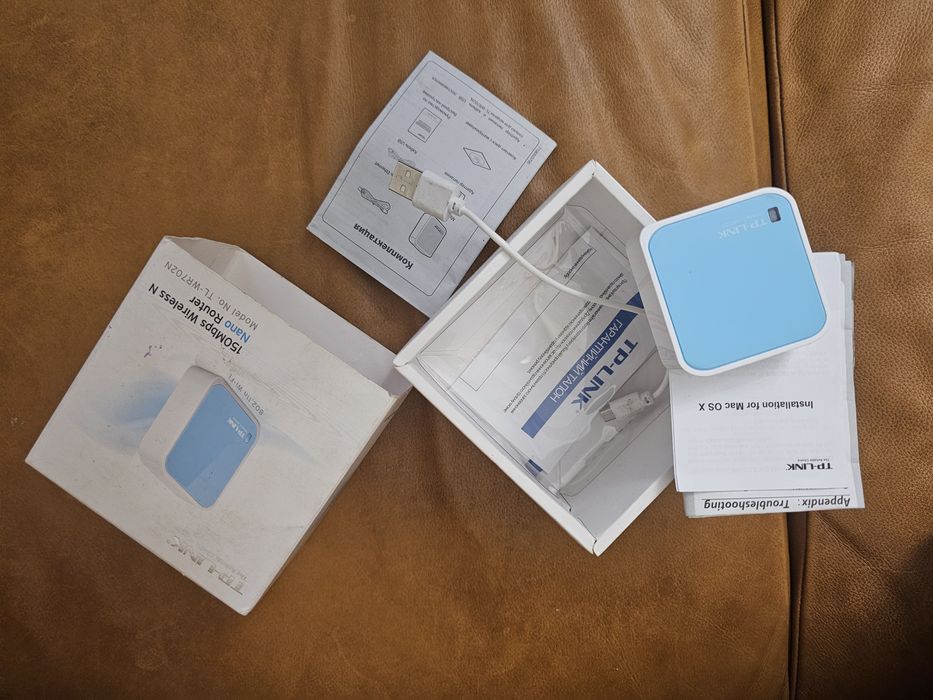 Суперкомпактний крутий  роутер TP-Link TL-WR702N Nano Router 150Mbps