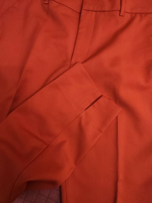 Calças clássicas Zara Woman vermelhas n 42