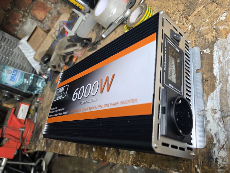 Przetwornica Sinus 6000w 12V 24v DC 230V inwerter 3000w falownik інвер