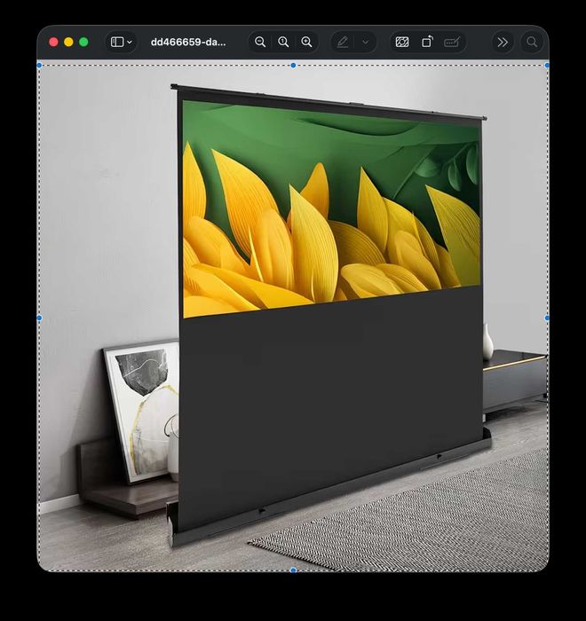 Tela de Projeçã PULL-UP 203cm (novo)