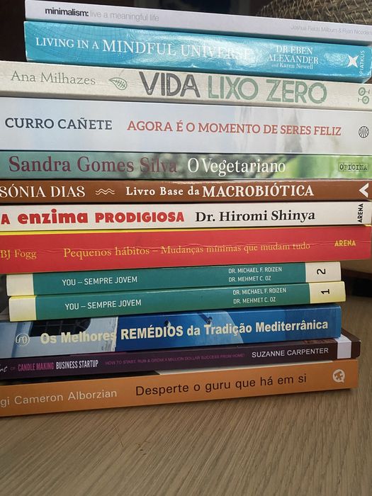 Conjunto de livros temáticos
