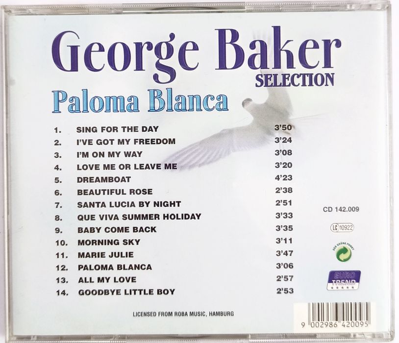 George Baker Paloma Blanca