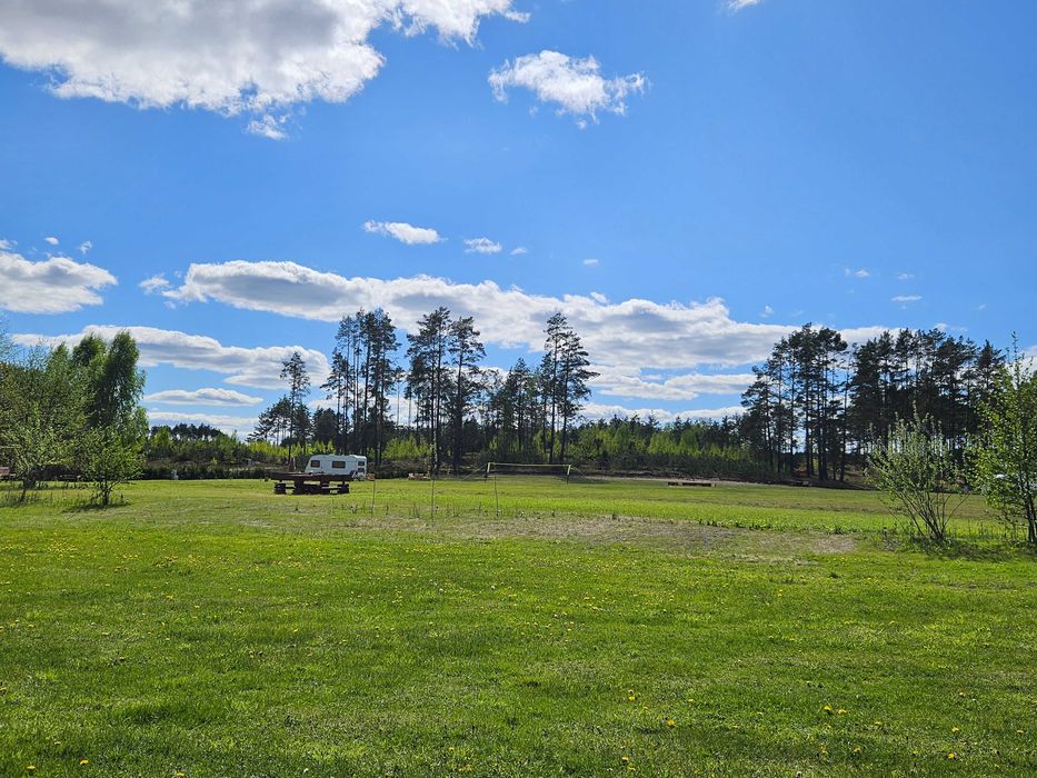 Pole namiotowo - kempingowe na Kaszubach (Brusy, Chojnice)