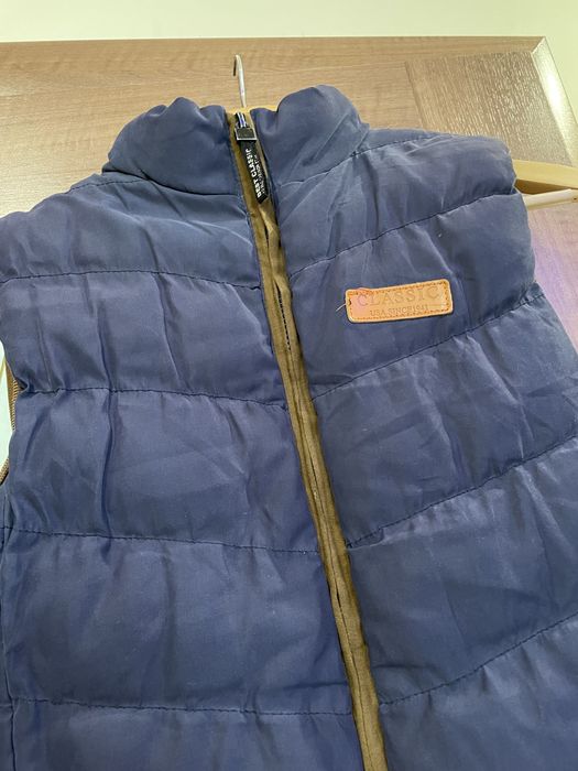 Жилет теплий на хлопчика/теплая жилетка на мальчика (розмір 146-152)