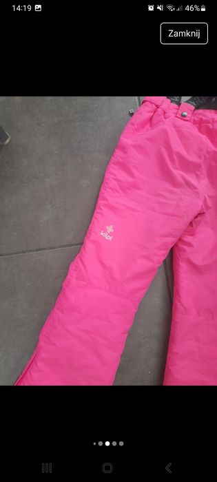 Śniegowce spodnie na narty snieg 152