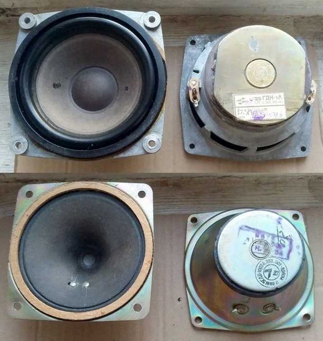Динамики НЧ/СЧ/ВЧ — 25 ГДН / 5 ГДВ