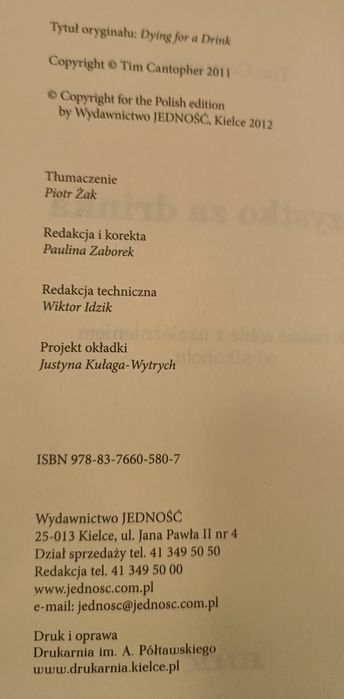 Wszystko za drinka - Tim Cantopher