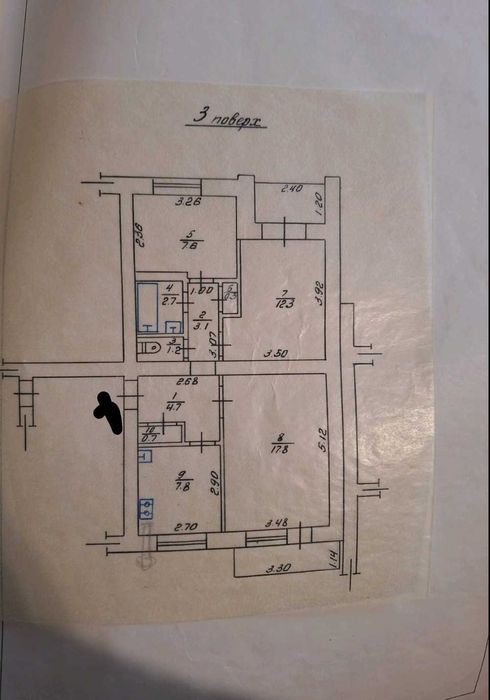 Продам 3-х кімнатну квартиру
