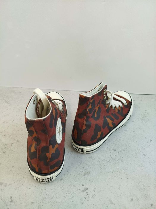 Buty Converse Ctas Hi Brown / Egret/Gold