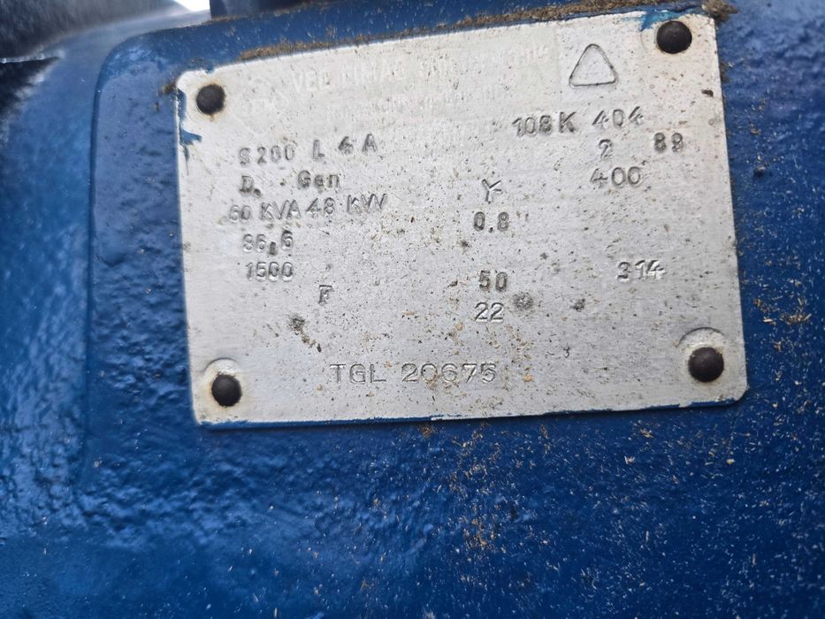 Agregat prądotwórczy 48 kw. silnik IFA