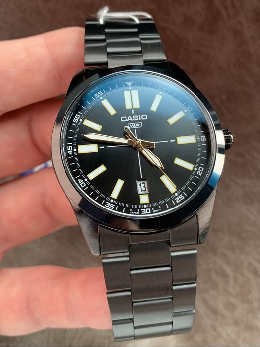 Годинник Casio MTP-VD02B-1 Оригінал Гарантія Часы Касио
