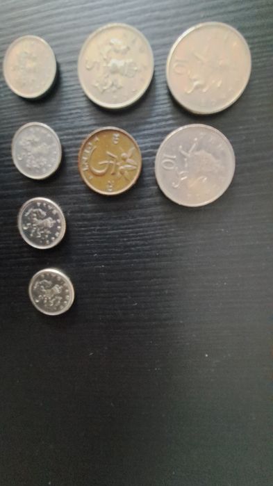 Moedas de vários países