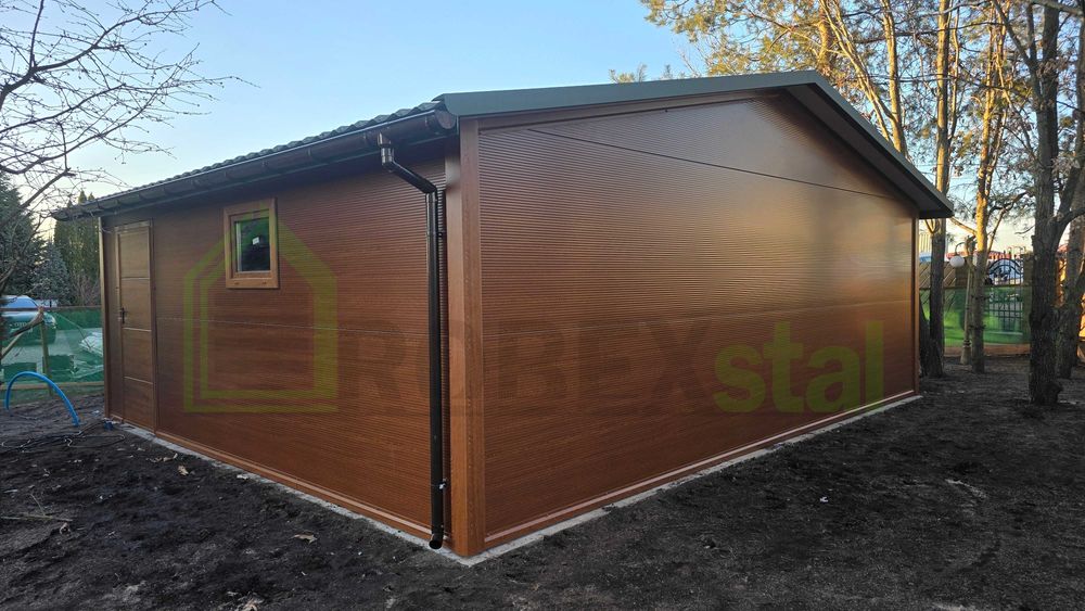 Garaż ocieplany 7X6 z płyty warstwowej PIR6cm MONTAŻ CAŁY KRAJ