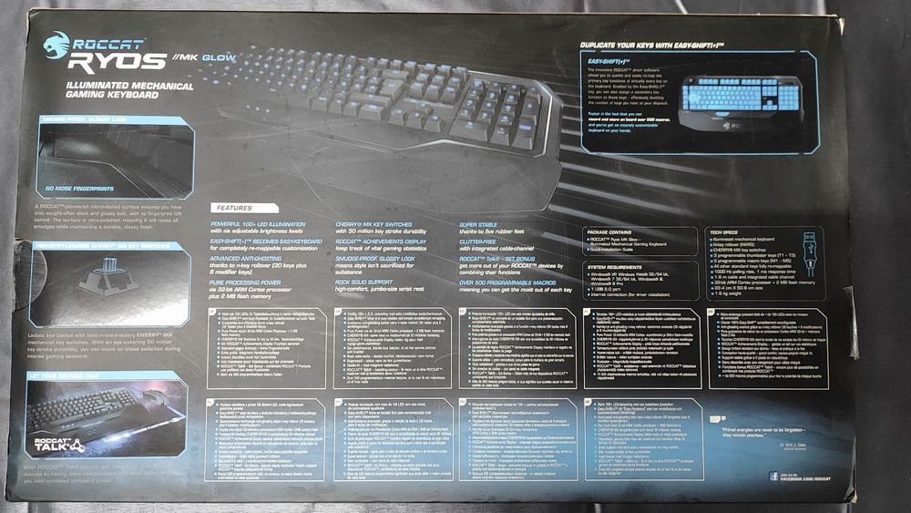Teclado Roccat Ryos MK Glow