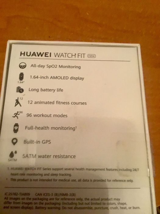 Nowy smartwatch Huawei Watch Fit New Czarny
