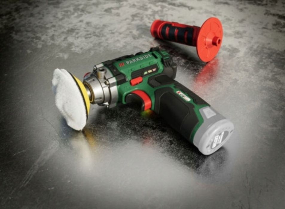 Polerka akumulatorowa Parkside PAAP 12V 12Li Zestaw do polerowania