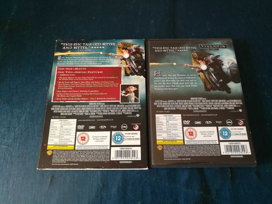 Harry Potter And The Deadly Hallows - Part 1 2XDVD (legendagem em Inglês)