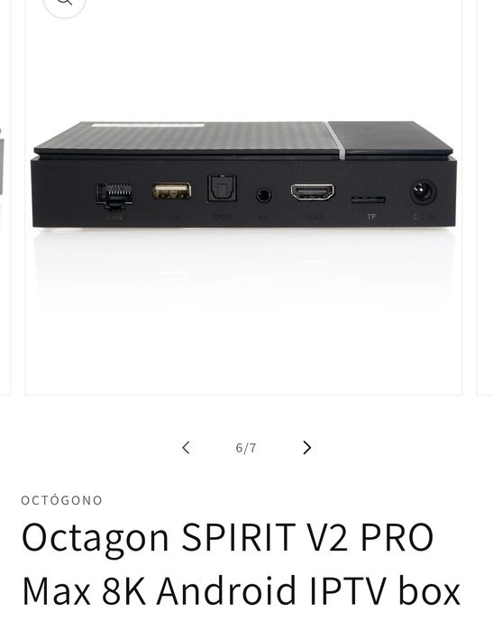 Box octagon spirit pro max 8k com garantia de 30 meses