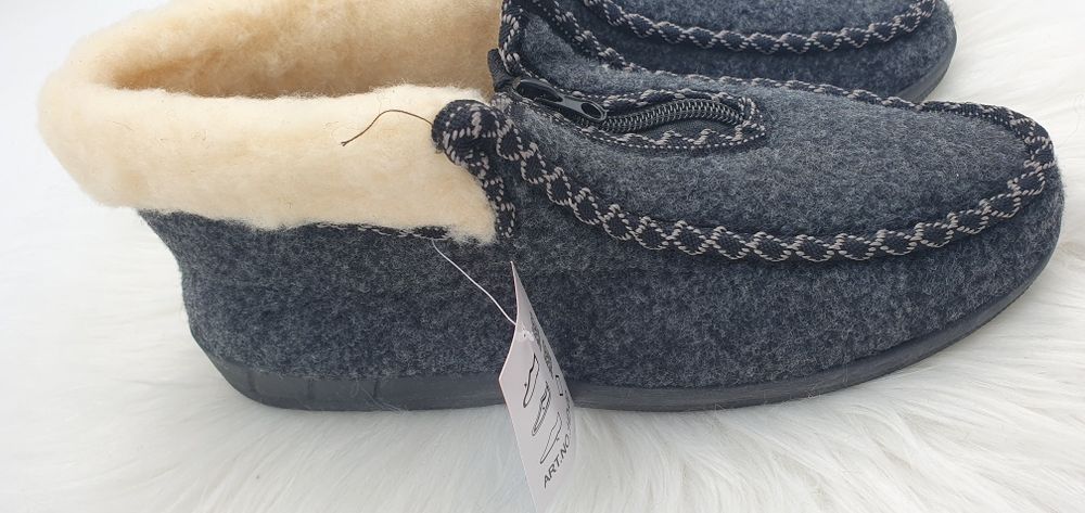 Bambosze 41 botki ocieplane kapcie lub na podwórko lub 39