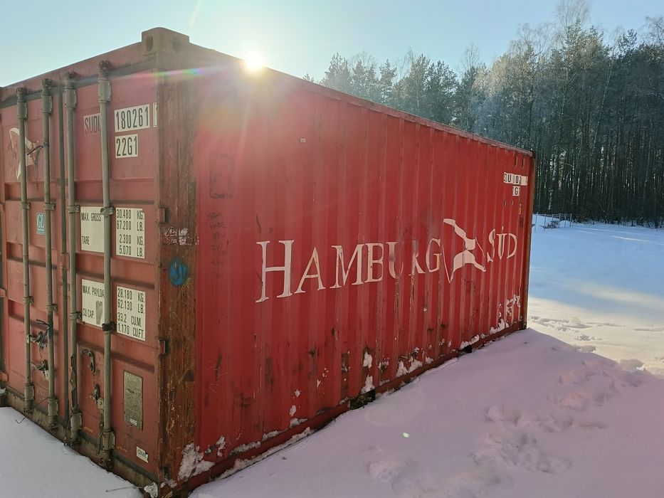 Kontener morski,magazyn 20' DC