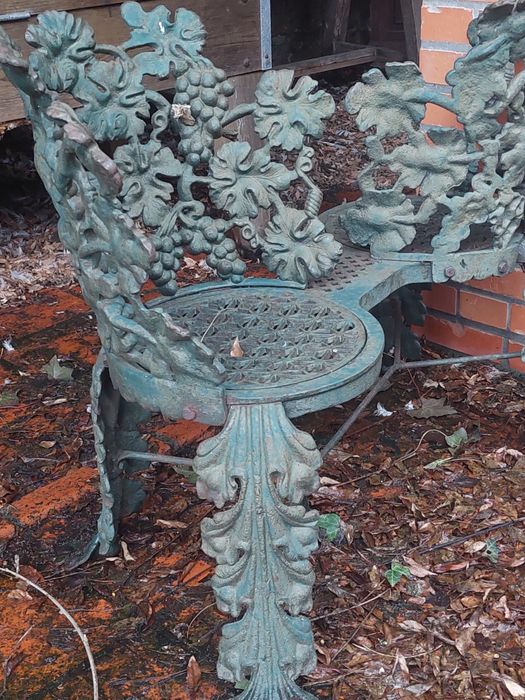 Banco de jardim em ferro - Namoradeira