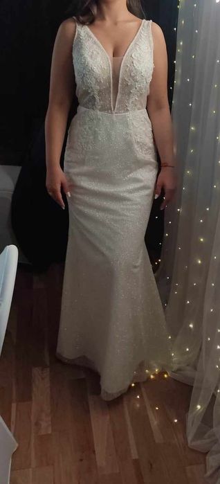 Suknia ślubna ivory rybka