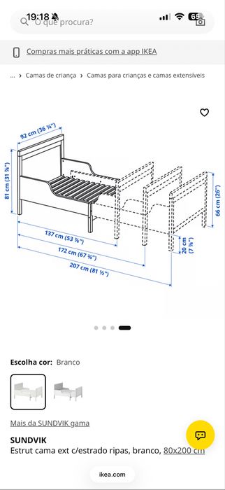 Cama infantil evolutiva IKEA