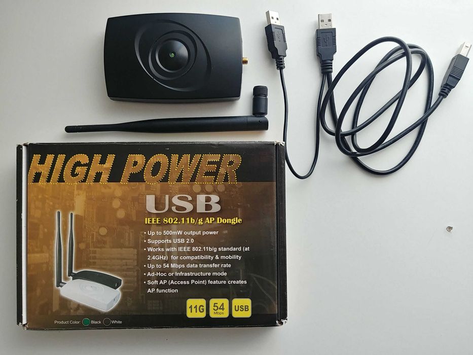 Karta Wifi 2.4GHz 54Mb/s Usb2.0 wysokiej mocy Tonze UW-6200RH