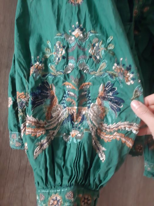 Damska haftowana bluzka unikat XL