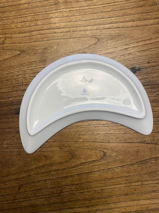 Conjunto de 12 meias luas de salada Vista Alegre -Cozinha Velha
