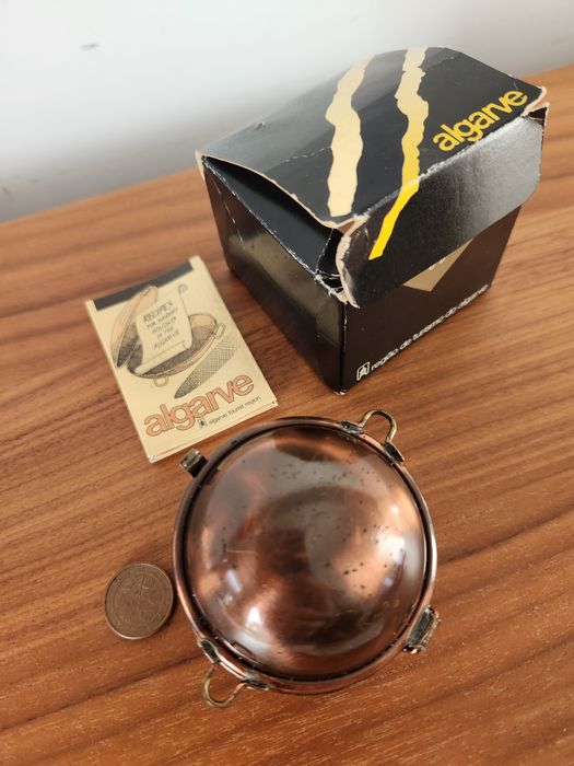 Mini cataplana em cobre