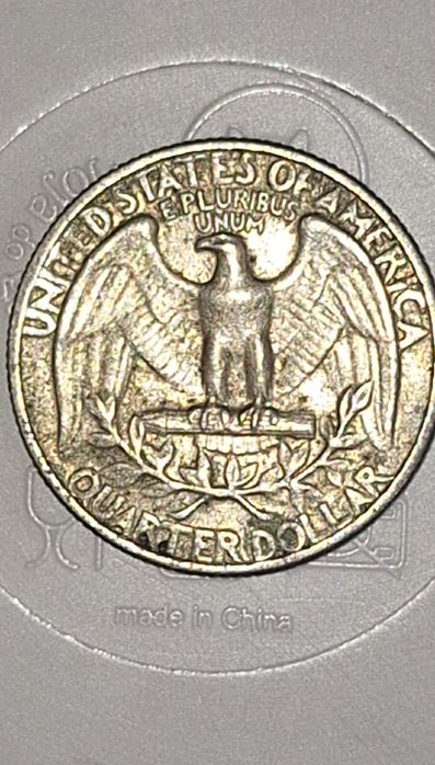 Moeda americana de 25 cents Quarter Dollar de  1965