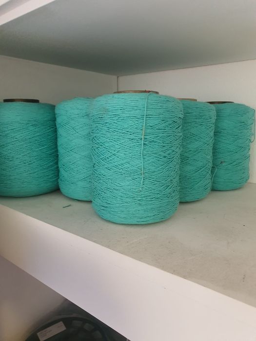 Linhas de tricô ou croché