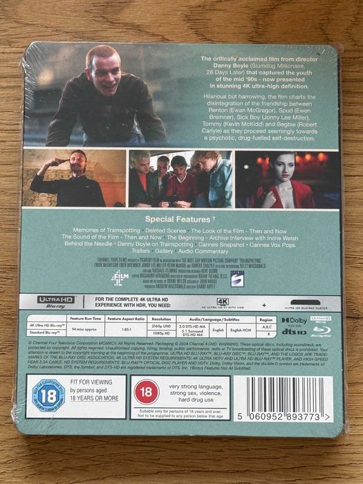 Trainspotting 4K UHD + Blu-ray Steelbook