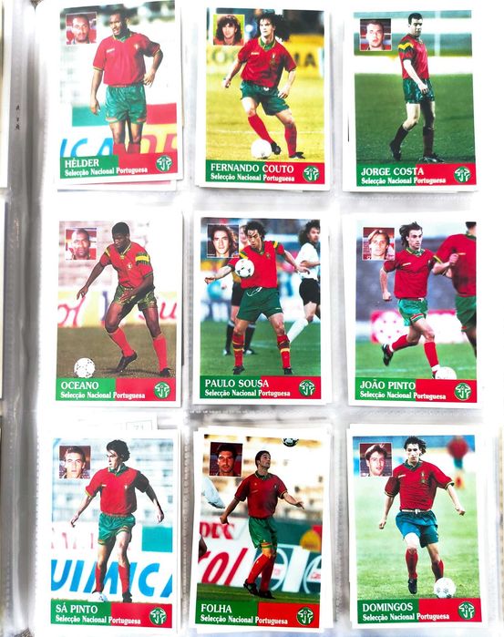 Cromos Seleção Nacional desde 1978 até 2022 Panini e outros