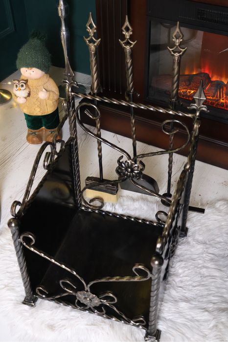 Дровниця з камінним набором