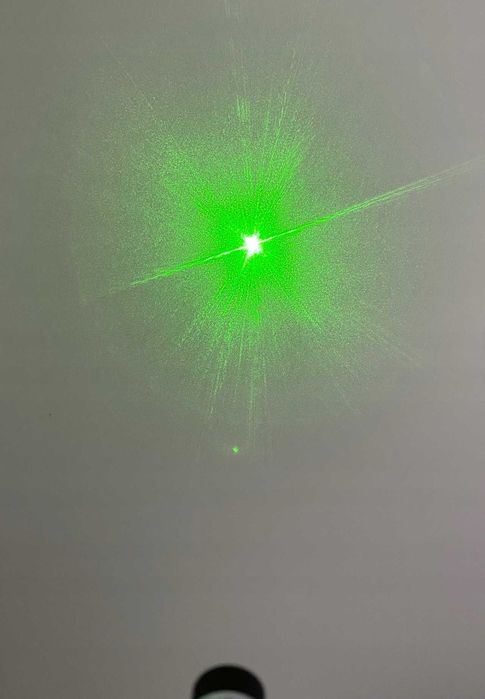 Mocny Zielony Laser Wskaźnik 4w1 Akumulator + Ładowarka + Soczewka