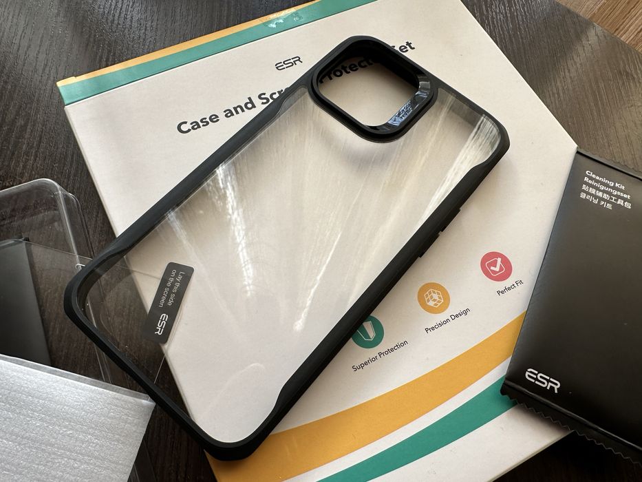 Чохол ESR +два захісних скла для iphone 12pro max