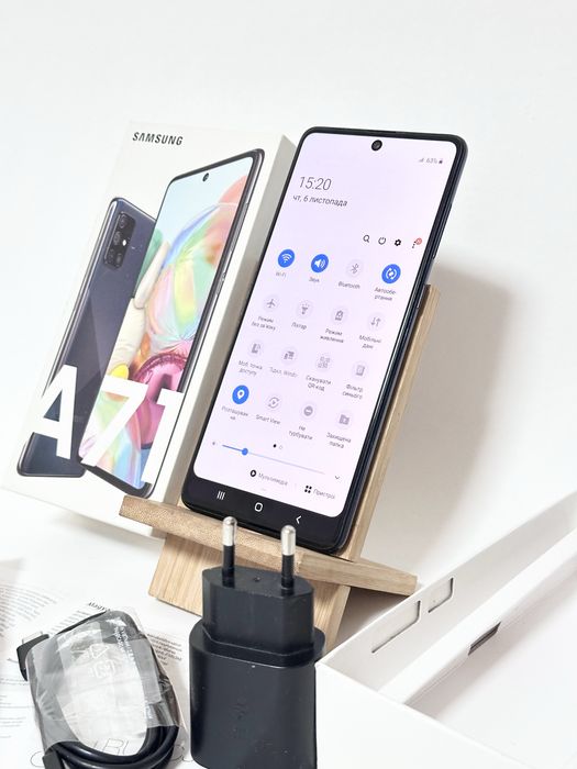 6/128Gb Samsung A71 Комплект! Відмінний стан! Гарантія!