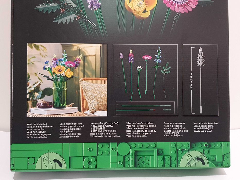 Kwiaty polne klocki LEGO 10313 WILD FLOWER BOUQUET ICONS nowe